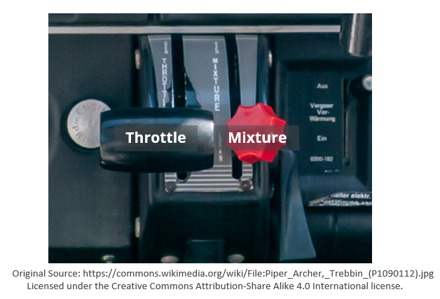 aircraft-throttle-mixture